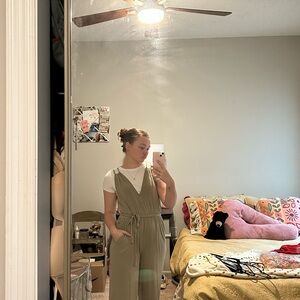 Old navy olive green jumpsuit